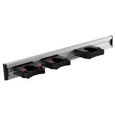 Toolflex wandstrip met klemmen zwart 50 cm 3x 20/30 mm